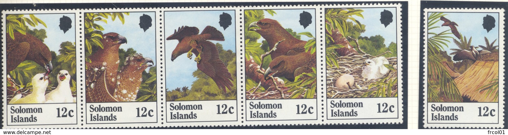 Iles Salomon, Yvert 449/454, Scott 465/470, MNH - Samoa