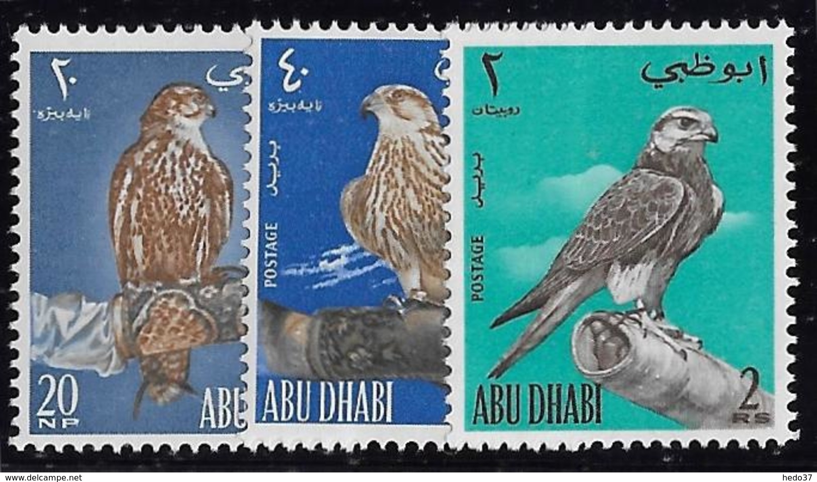 Abu D'Habi N°12/14 - Oiseaux - Neuf ** Sans Charnière -  TB - Sonstige - Asien