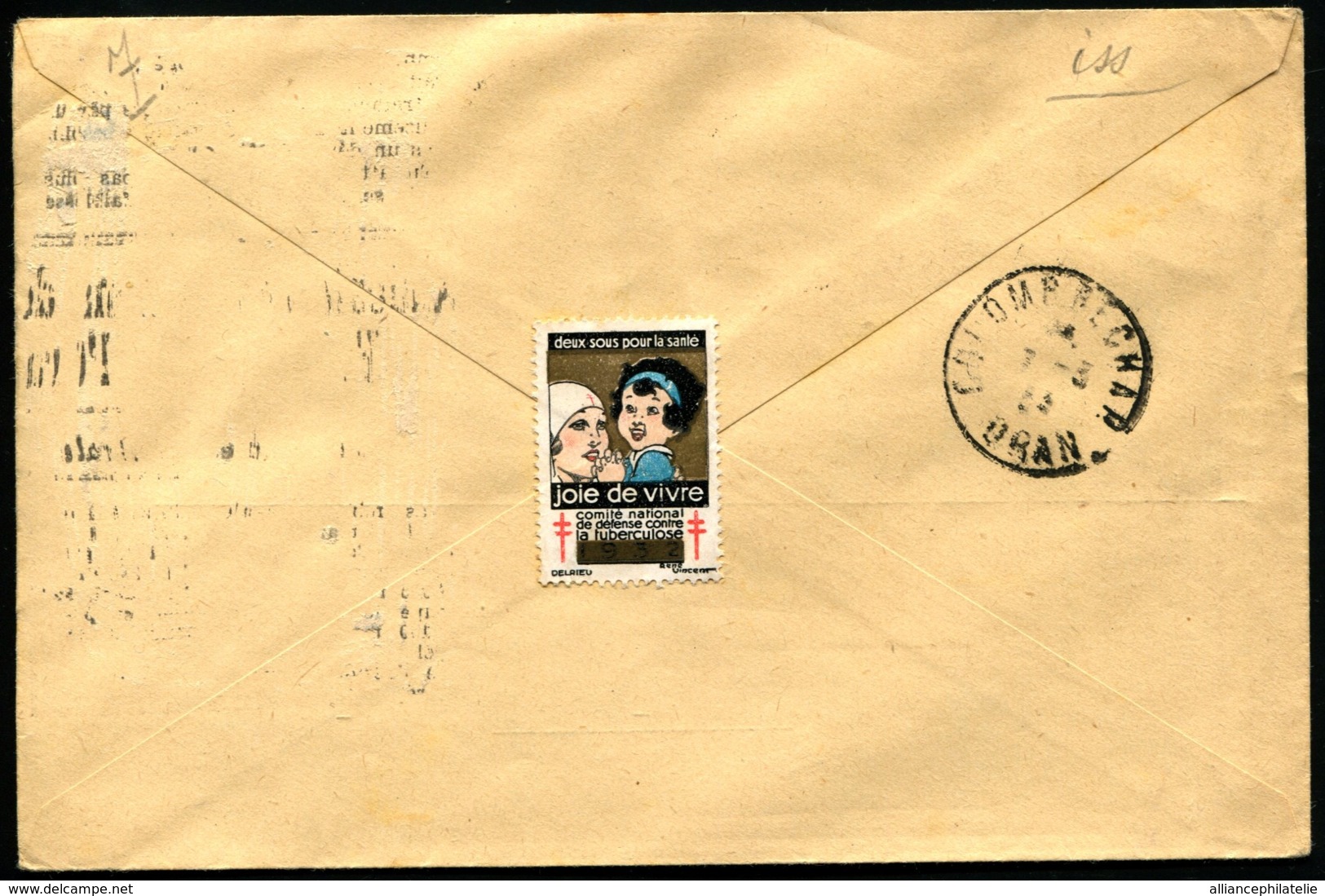 ALGERIE - 1ère Liaison ALGERIE/ZINDER - Affrt Composé Obl "ORAN 6/3/33" Pour COLOMB-BECHAR (Sud-Oranais) - RARE - Poste Aérienne