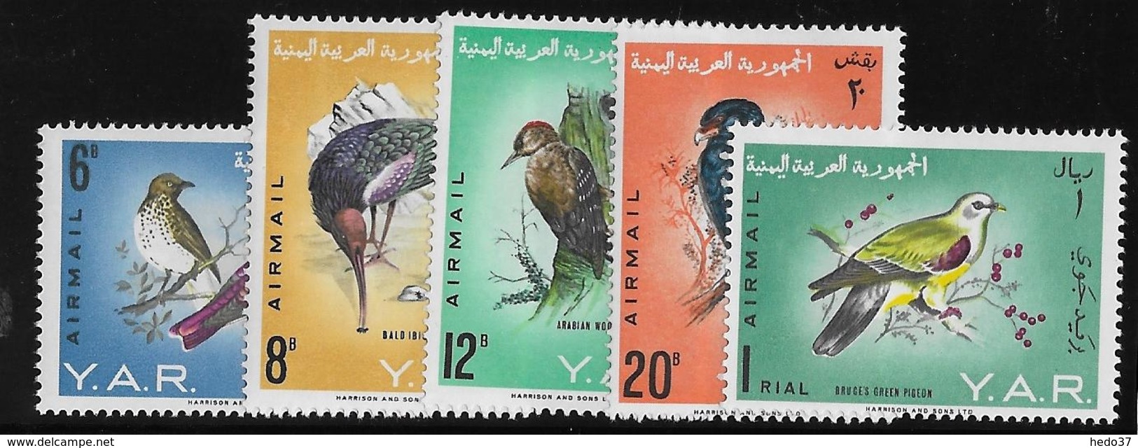 Yemen Poste Aérienne N°41/45 - Oiseaux - Neuf ** Sans Charnière -  TB - Yémen