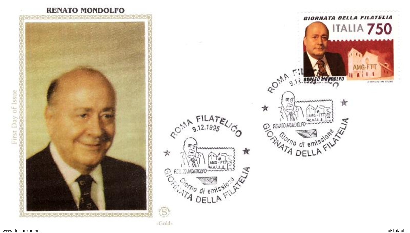 Fdc Filagrano Gold: MONDOLFO 1995 ; No Viaggiata - FDC