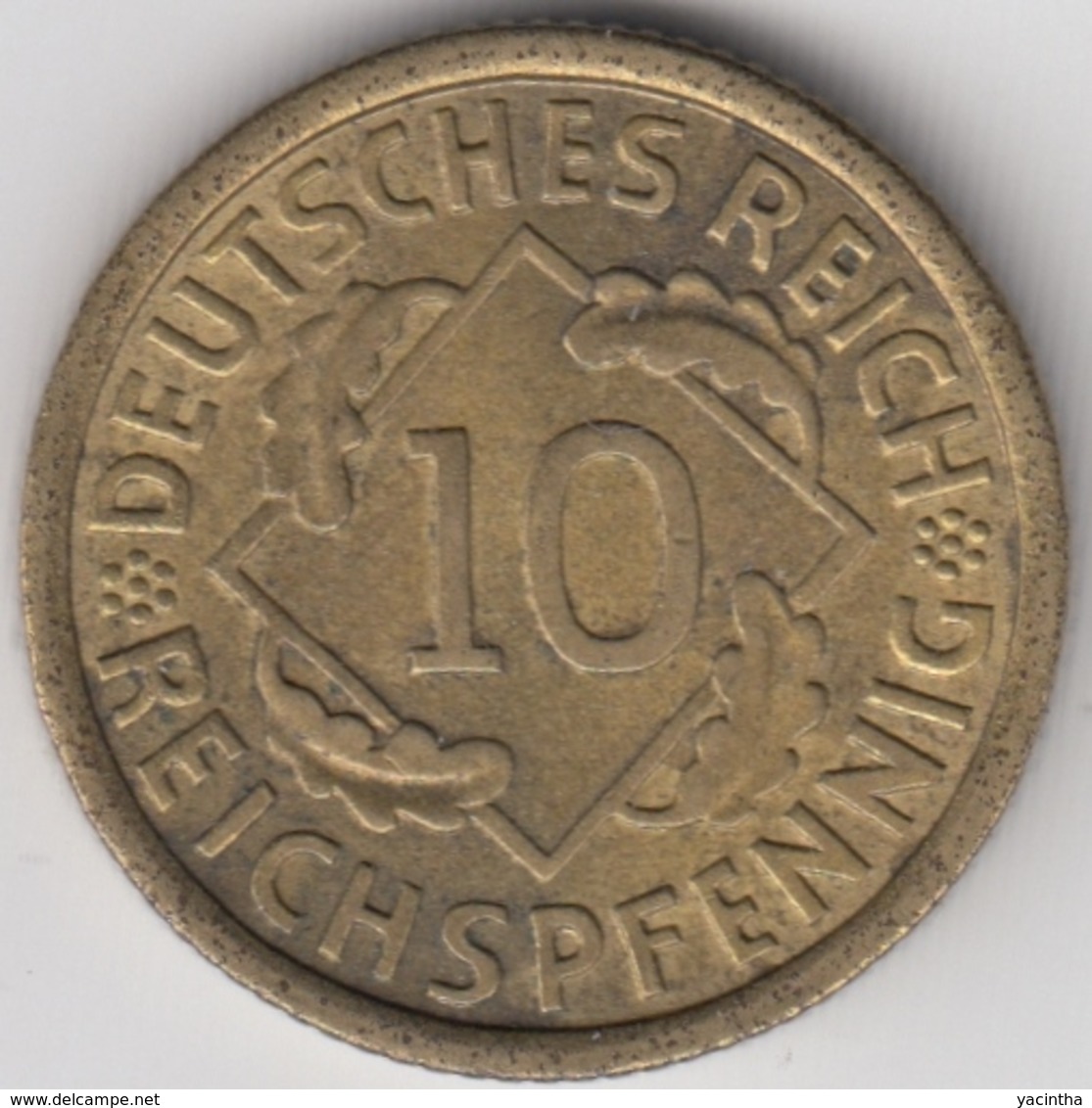 @Y@    Duitsland   10 Pfennig  1929 A   (D13) - 10 Pfennig