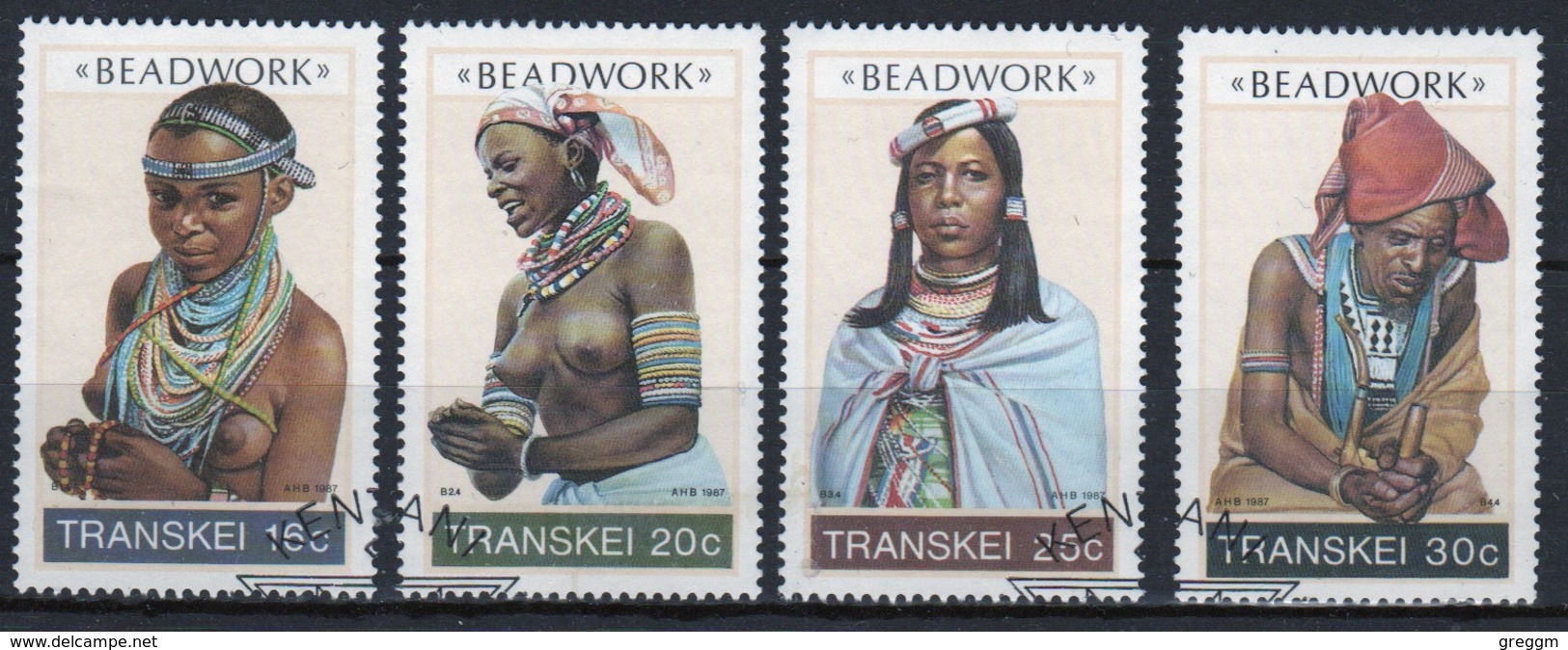 Transkei 1987 Set Of Stamps To Celebrate Beadwork. - Transkei