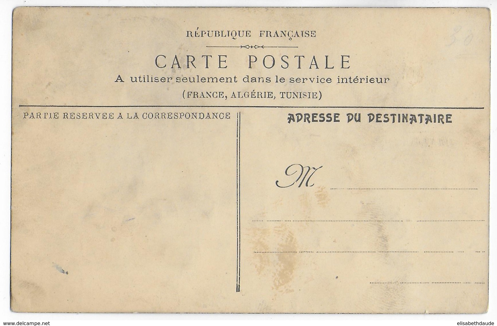 1907 - CARTE PEINTE à La MAIN + TIMBRES SAGE , ESPAGNOL , AUTRICHIEN Et HONGROIS - Stamps (pictures)