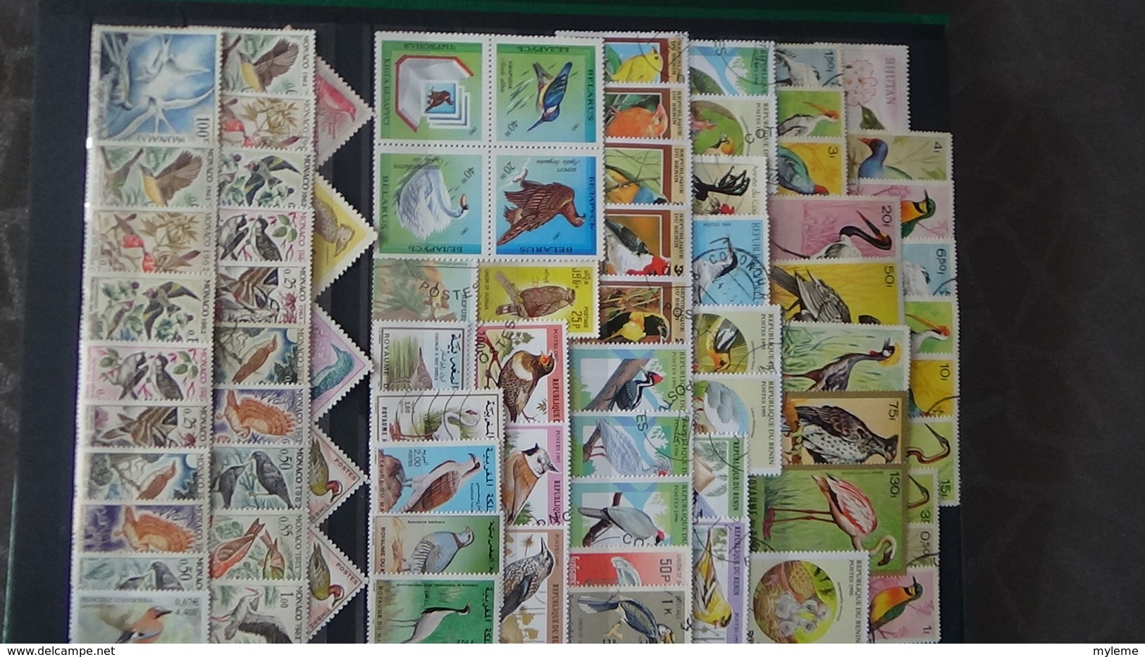 Belle thématiques sur les oiseaux . Plusieurs dizaines de timbres et 33 photos !!!