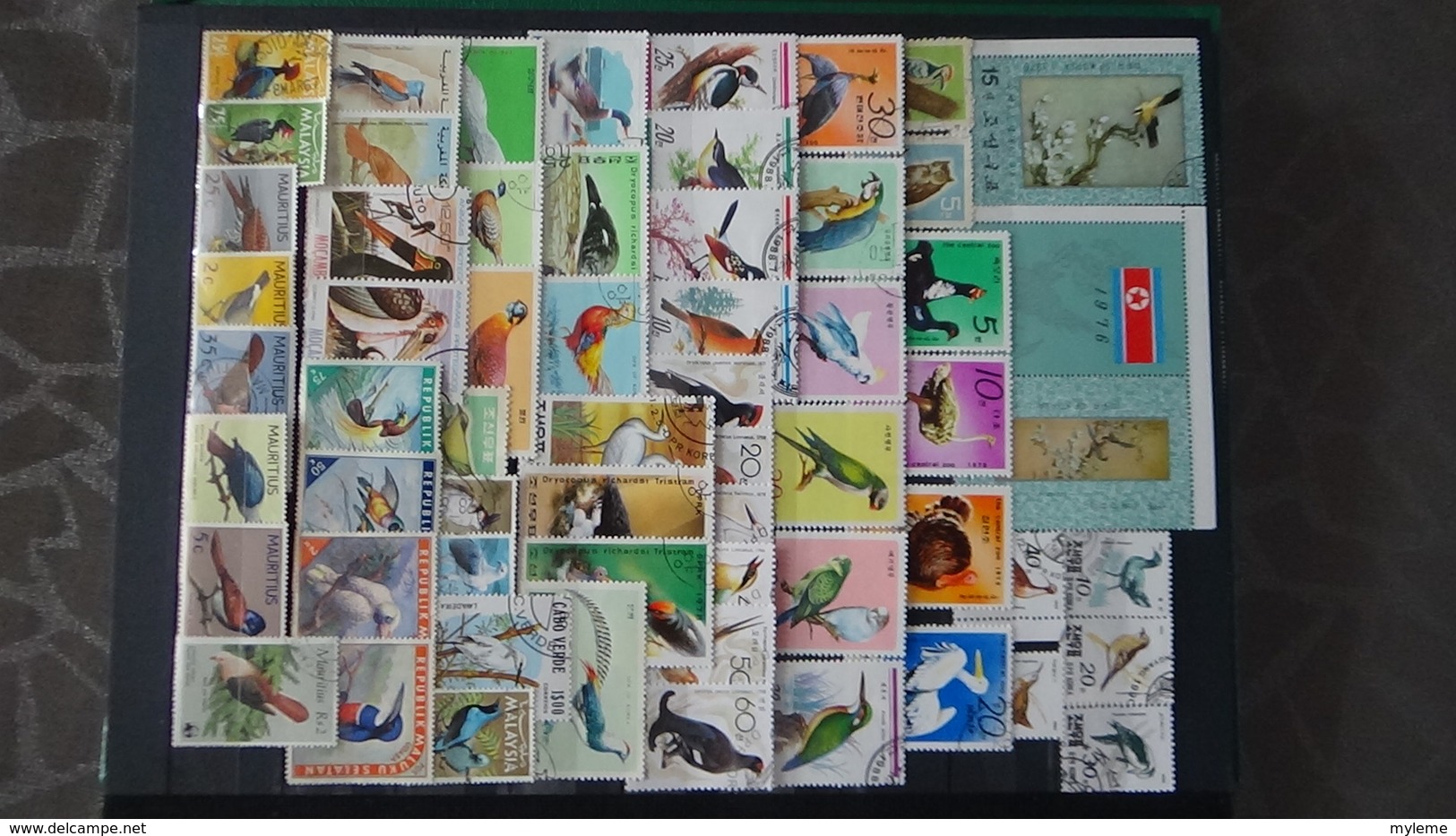 Belle thématiques sur les oiseaux . Plusieurs dizaines de timbres et 33 photos !!!