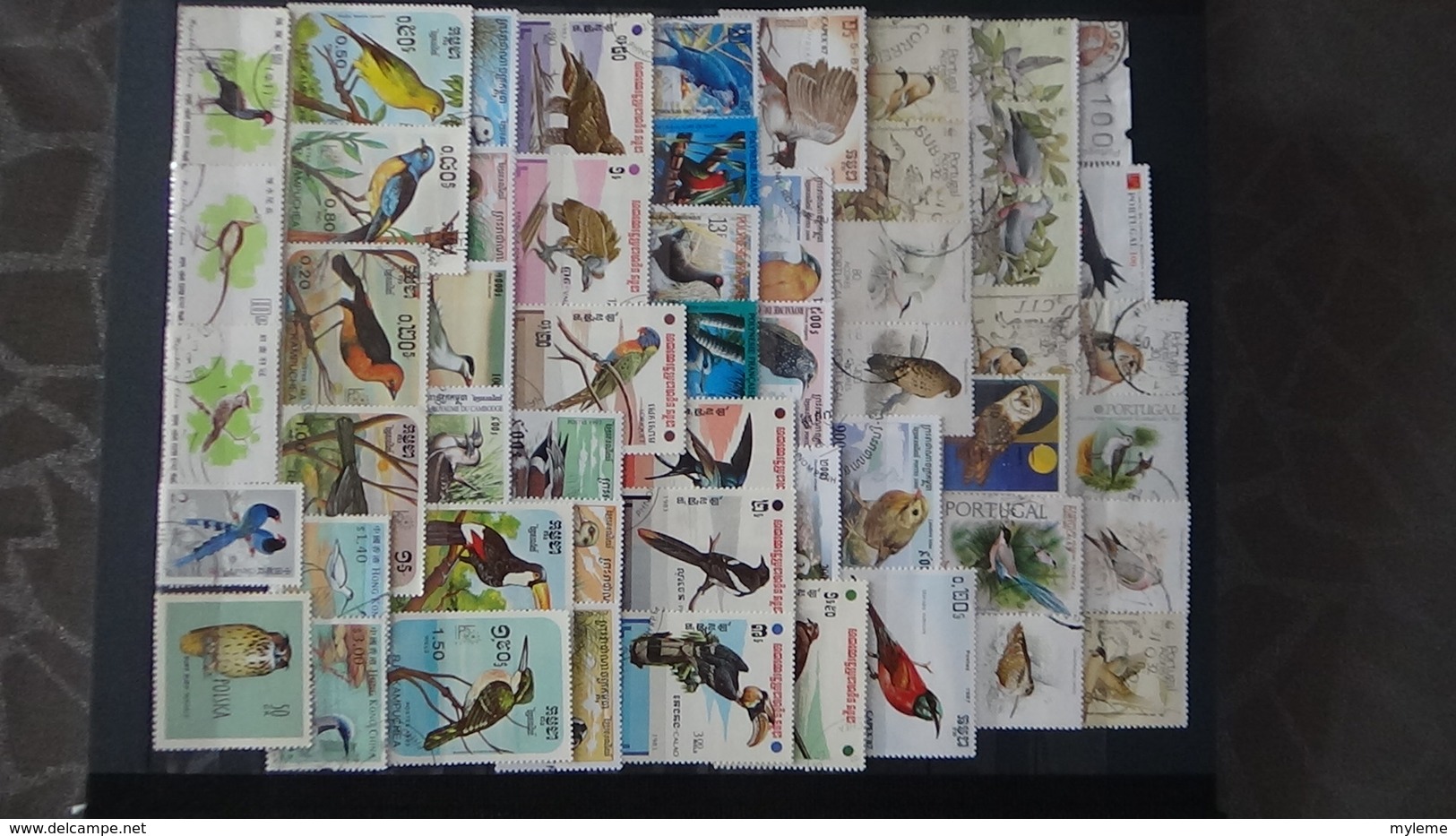 Belle thématiques sur les oiseaux . Plusieurs dizaines de timbres et 33 photos !!!