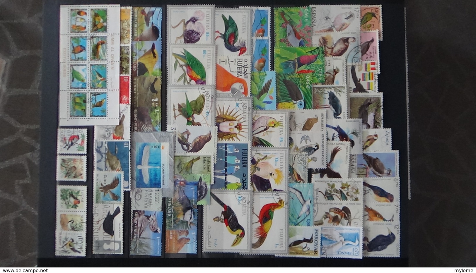 Belle thématiques sur les oiseaux . Plusieurs dizaines de timbres et 33 photos !!!