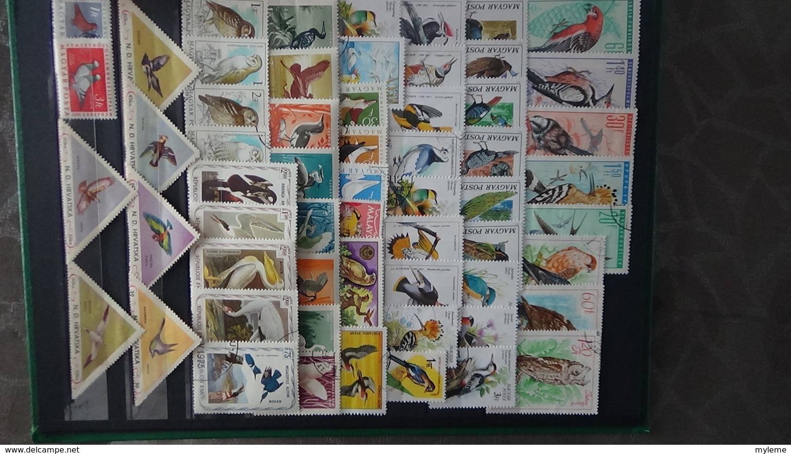 Belle thématiques sur les oiseaux . Plusieurs dizaines de timbres et 33 photos !!!