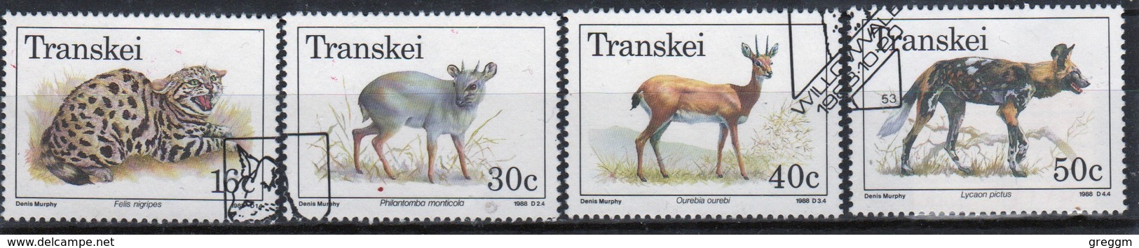 Transkei 1988 Set Of Stamps To Celebrate Endangered Animals. - Transkei