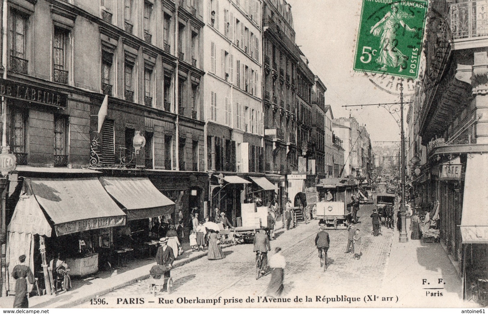 PARIS  75011 -- Rue Oberkampf Prise De L'avenue De La République - Arrondissement: 07