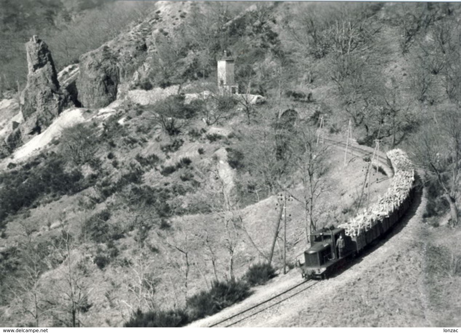 CFD Lozère Train De Bois Entre Rove Jalcrest Et Le PN De Cros 661.6 - Ed BVA - Autres & Non Classés