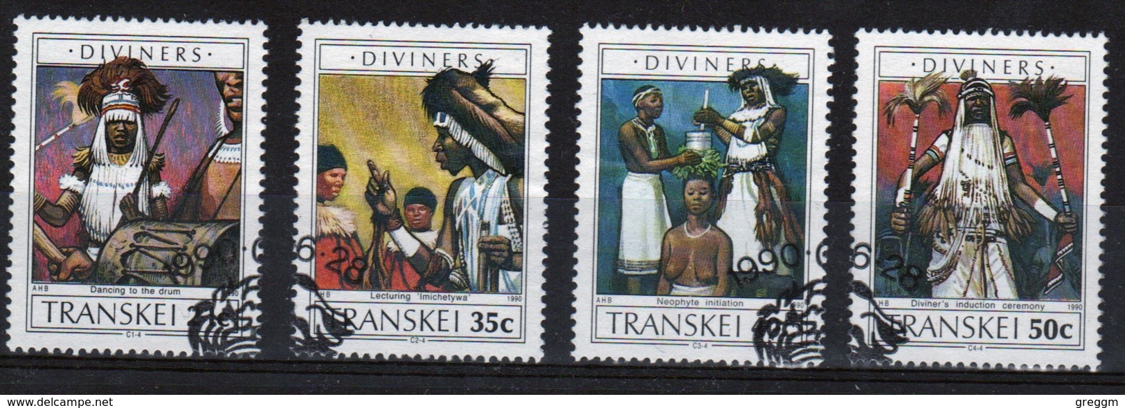 Transkei 1990 Set Of Stamps To Celebrate Diviners. - Transkei