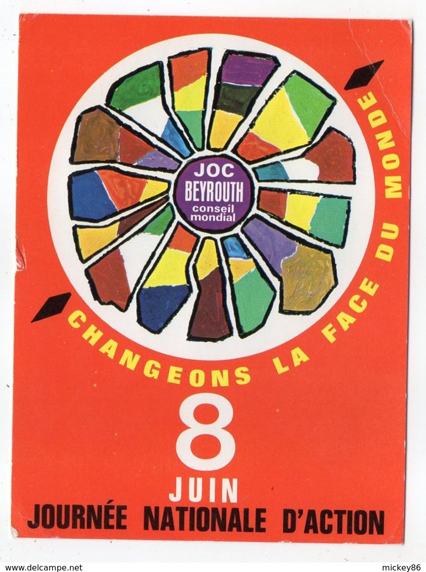 Liban -- BEYROUTH -- 1969 --4ème Conseil Mondial De La J.O.C Des Jeunes Du Monde Ouvrier--Sept-Oct 1969 - Liban