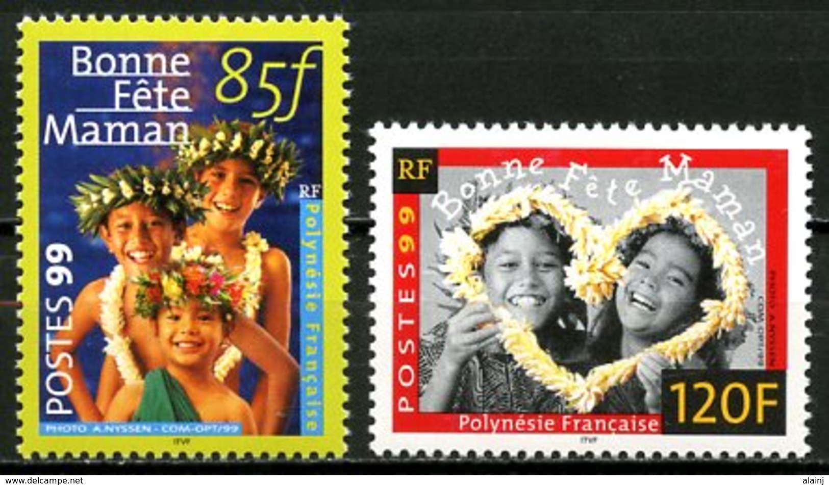 Polynésie   Y&T  586 - 587  XX   ---     MNH  --  TTB... - Neufs