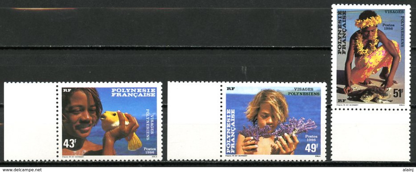 Polynésie   Y&T  249 - 251  XX   ---     MNH  --  TTB... - Neufs