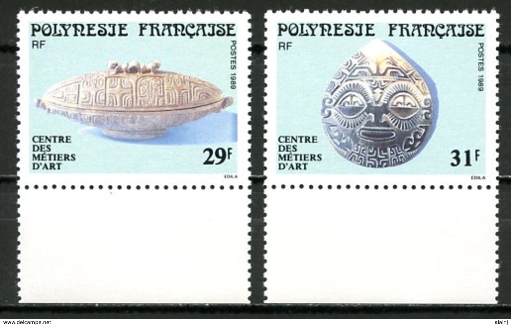 Polynésie   Y&T  324 - 325  XX   ---     MNH  --  TTB... - Unused Stamps