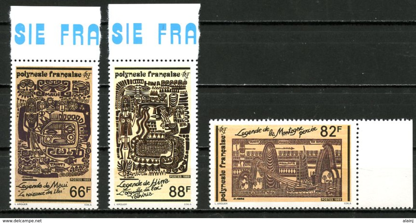 Polynésie   Y&T  347 - 349  XX   ---     MNH  --  TTB... - Nuevos