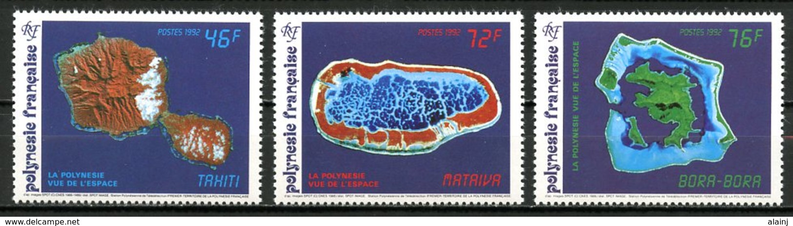 Polynésie   Y&T  405 - 407  XX   ---     MNH  --  TTB... - Unused Stamps