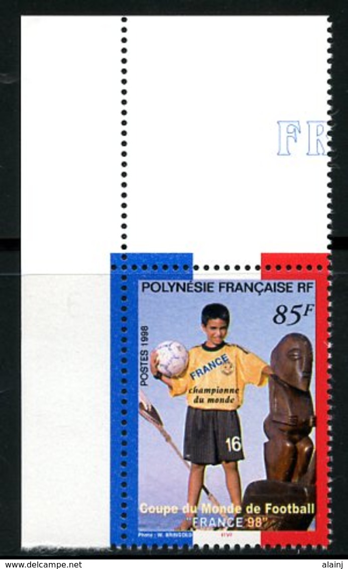 Polynésie   Y&T  571  XX   ---     MNH  --  Luxe  --  Coin De Feuille... - Neufs