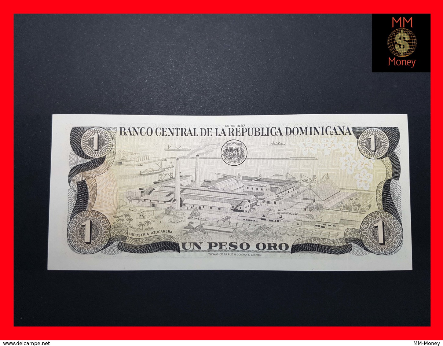 DOMINICANA 1 Peso Oro 1987  P. 126 B  AU\UNC - Dominicaine