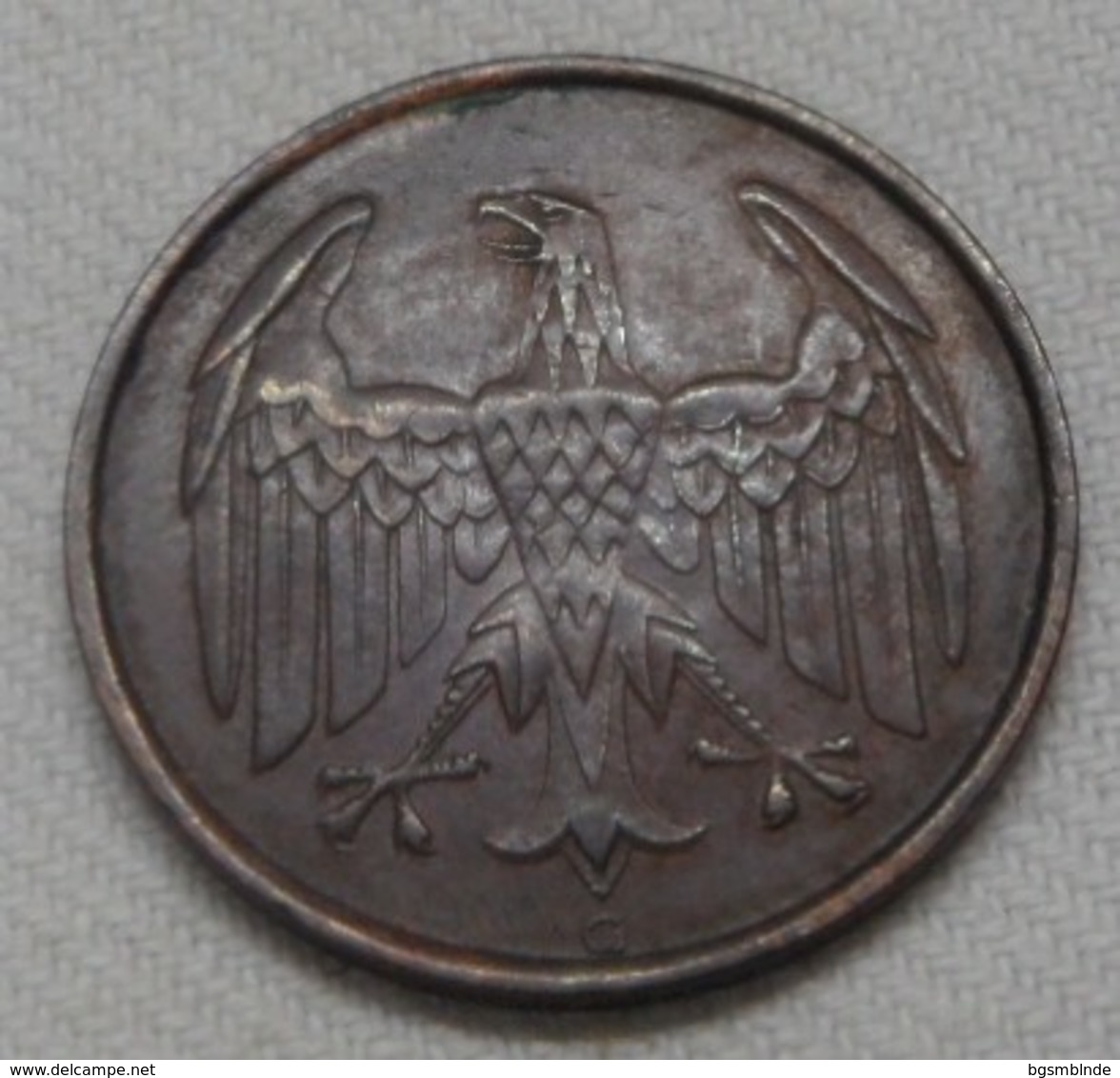 4 Pfg. 1932 G - 4 Reichspfennig