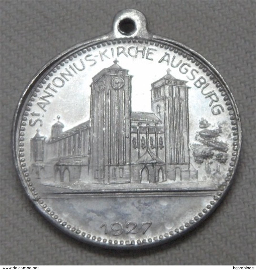 Papst Pius Xl - 1927 - Religiöse Medaille Mit Öse - Non Classés