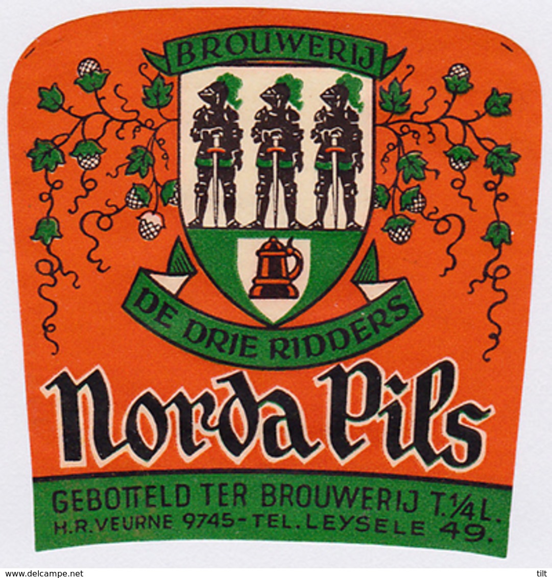 Br. Vandenbroucke / Dr Drie Ridders (Gijverinkhove) - Norda Pils - Bière