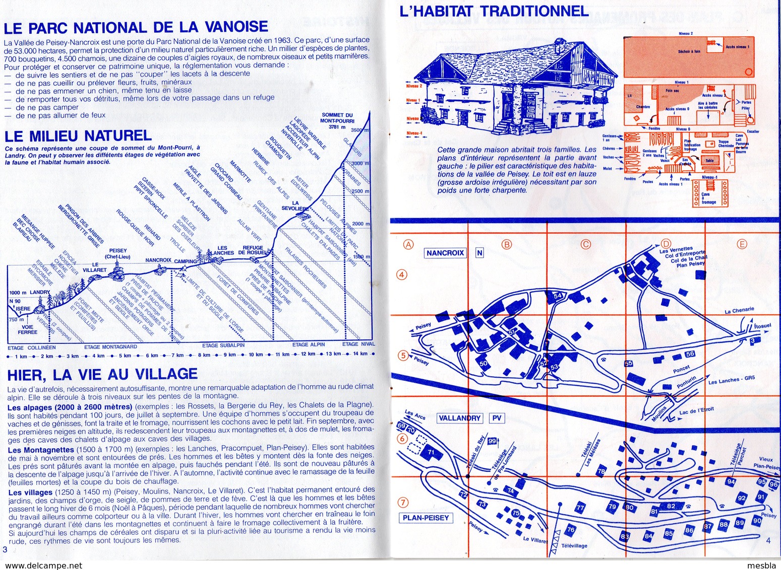 Petit Guide De La VALLEE De PEISEY - NANCROIX - VALLANDRY - Dépliants Touristiques