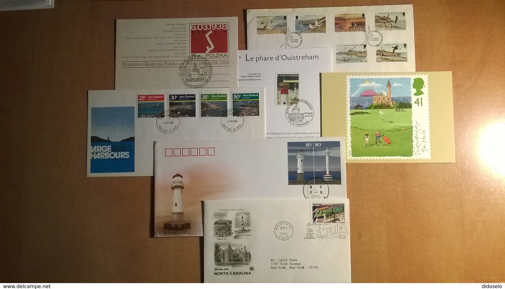 Worldwide - Lot Of 7 Lighthouse Topic Covers, Cancels,cards.... - Phares