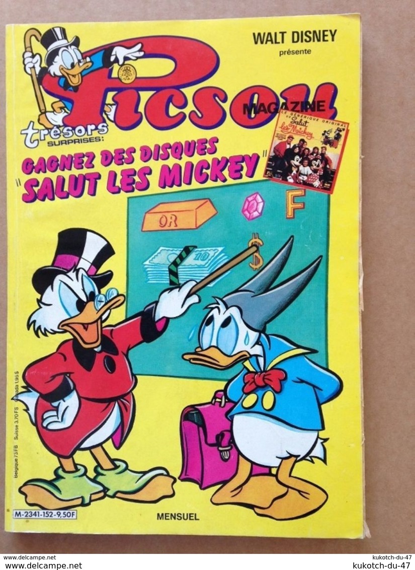 Disney - Picsou Magazine ° Année 1984 - N°152 - Picsou Magazine