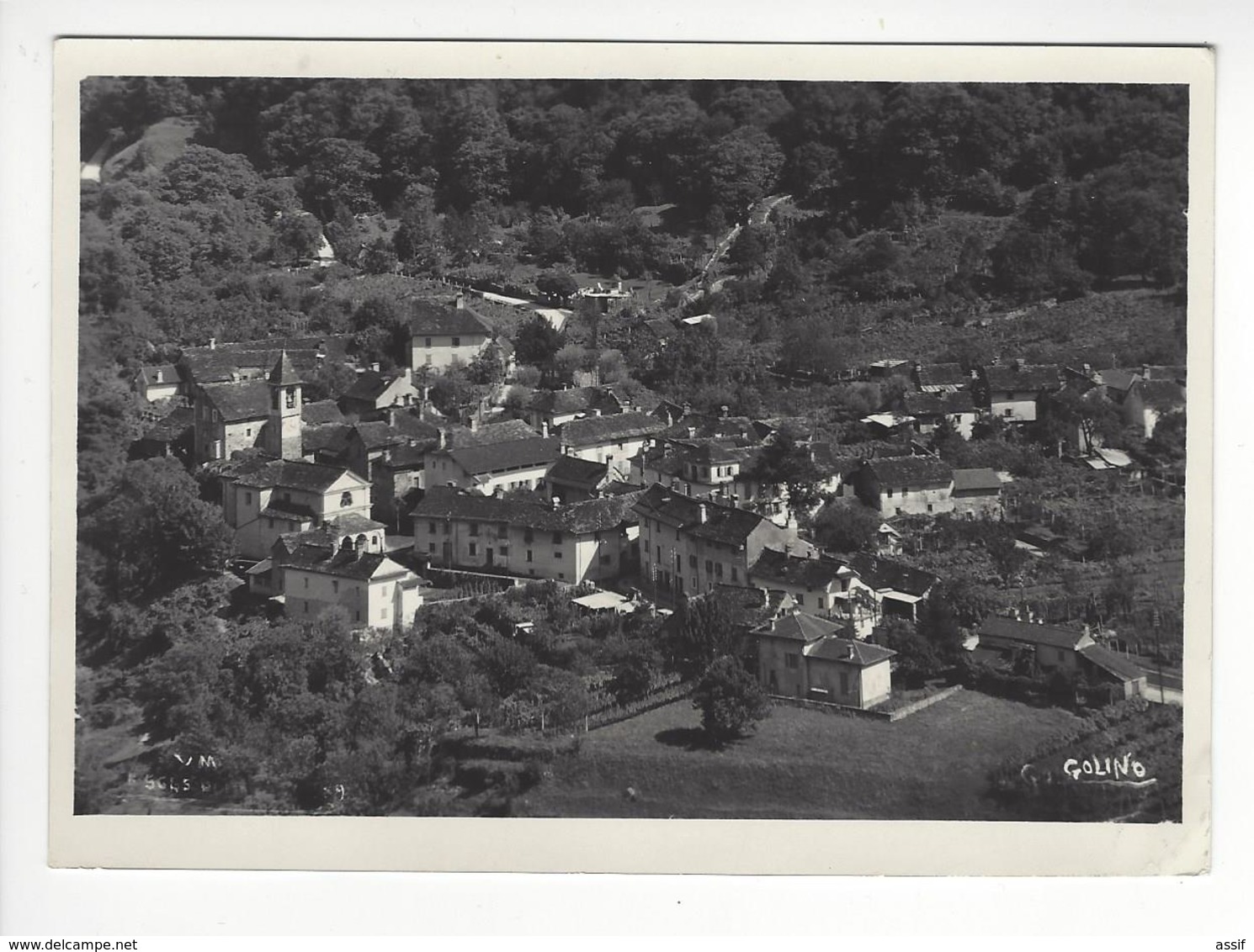 GOLINO TICINO CAMPO DI LAVORO PER RIFUGIATI WW2 SUISSE INTERNES CAMP INTERNEMENT /FREE SHIP. R - Marcophilie