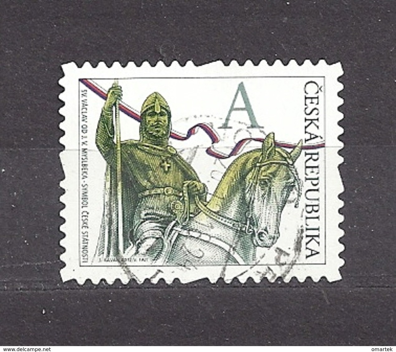 Czech Republic 2012 ⊙ Mi 723 Sc 3536 St. Vaclav. St. Wenceslas. The Stamp Portrays J.V. Myslbek C15 - Oblitérés