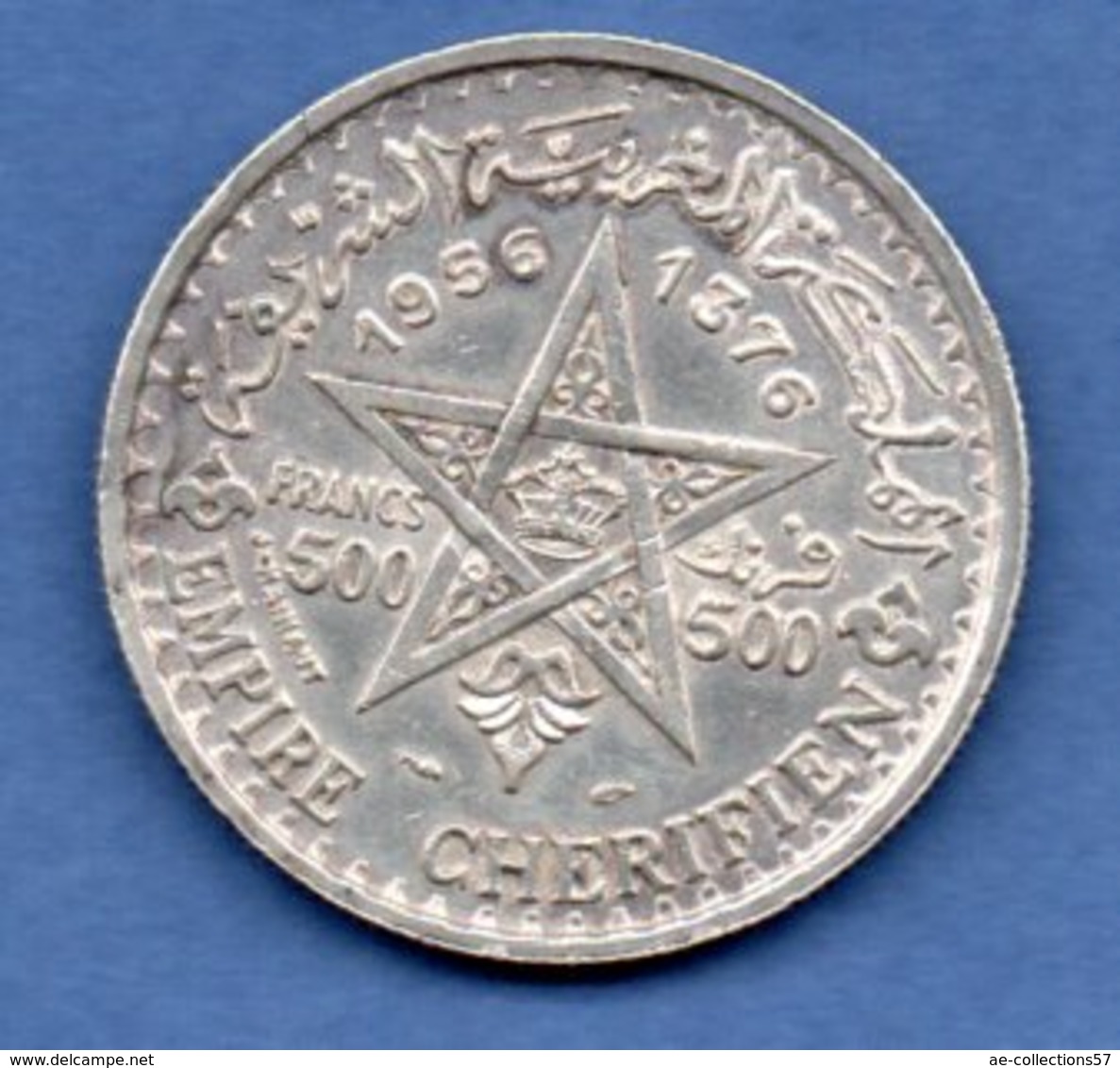 Maroc -  500 Francs 1956 --  état  TTB+ - Morocco