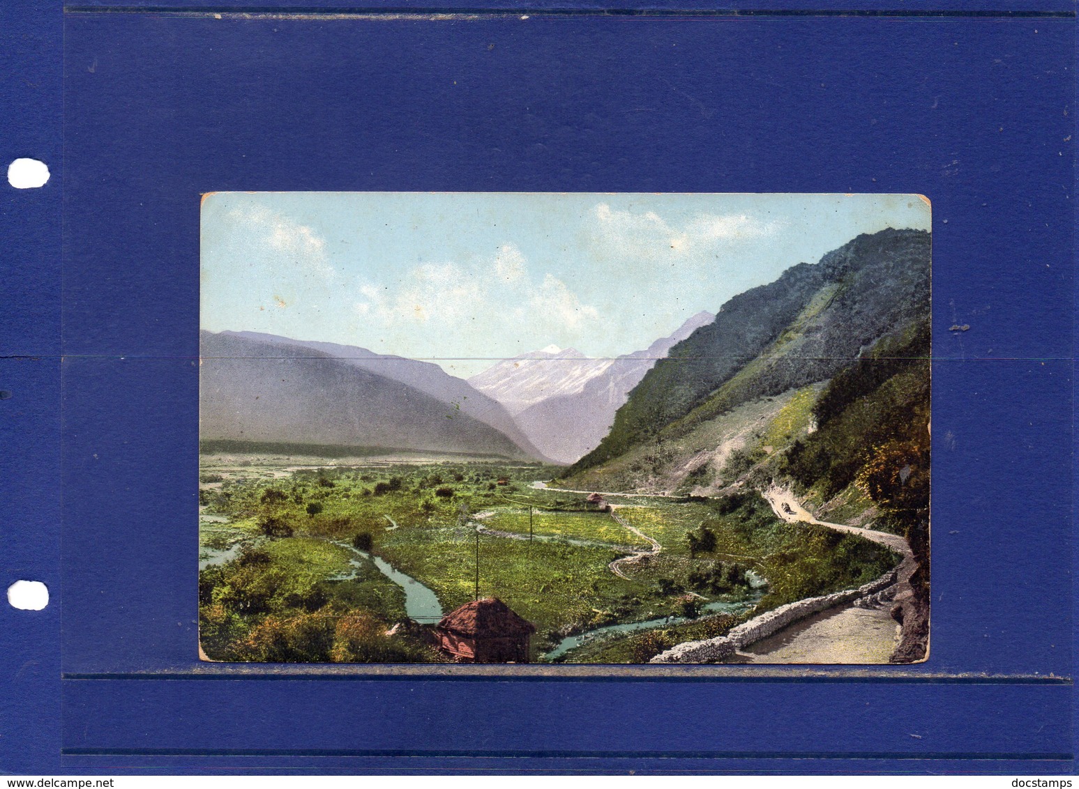 ##(ROYBOX1)- Postcards - Russia - The Caucasus- The Georgia Military Road The Redant Valley - Used 1914 - Russie