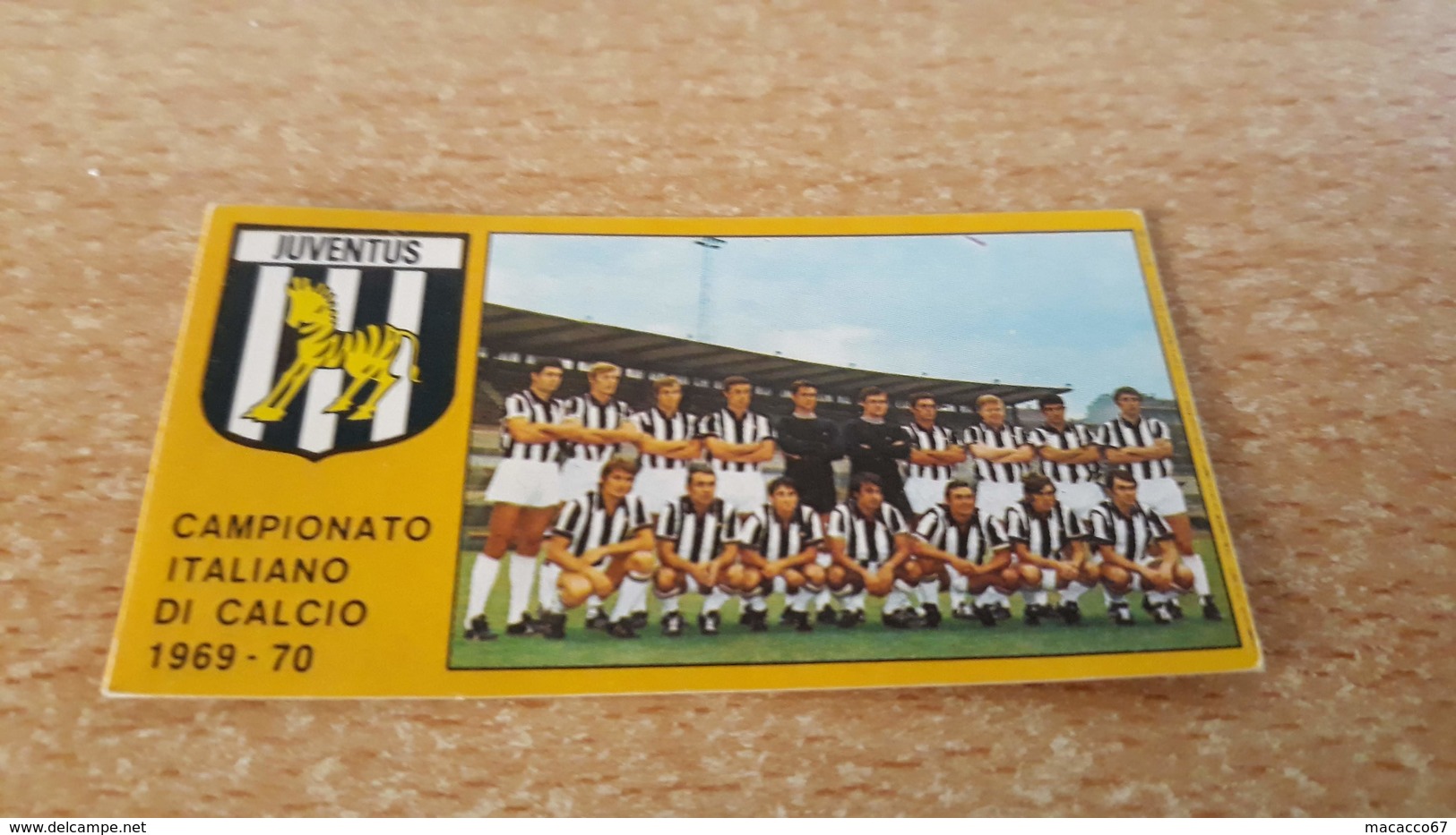 Figurina Calciatori Panini 1969/70 - Squadra Juventus - Edizione Italiana