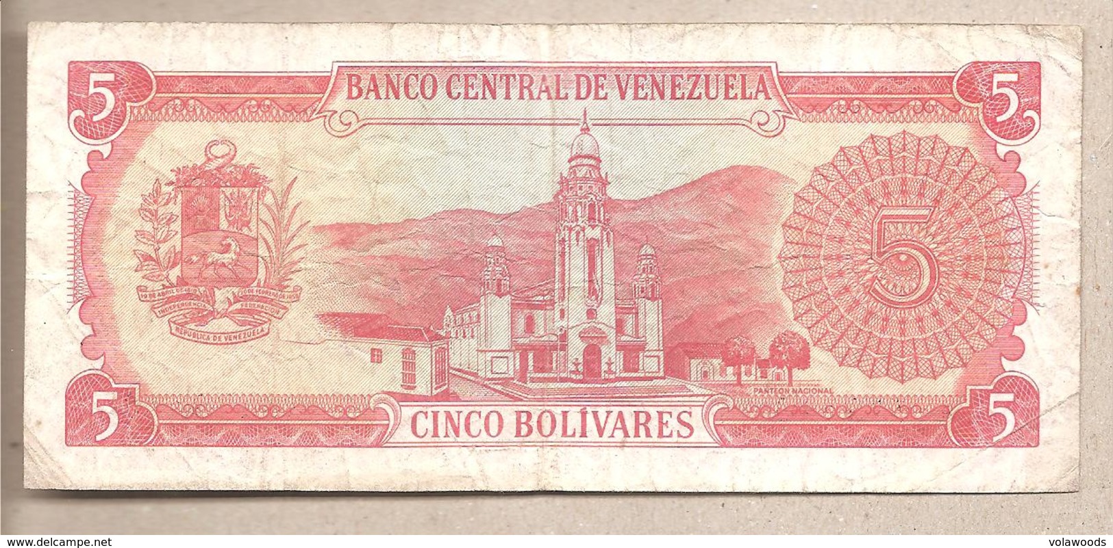 Venezuela - Banconota Circolata Da 5 Bolivares P-70a - 1989 #18 - Venezuela