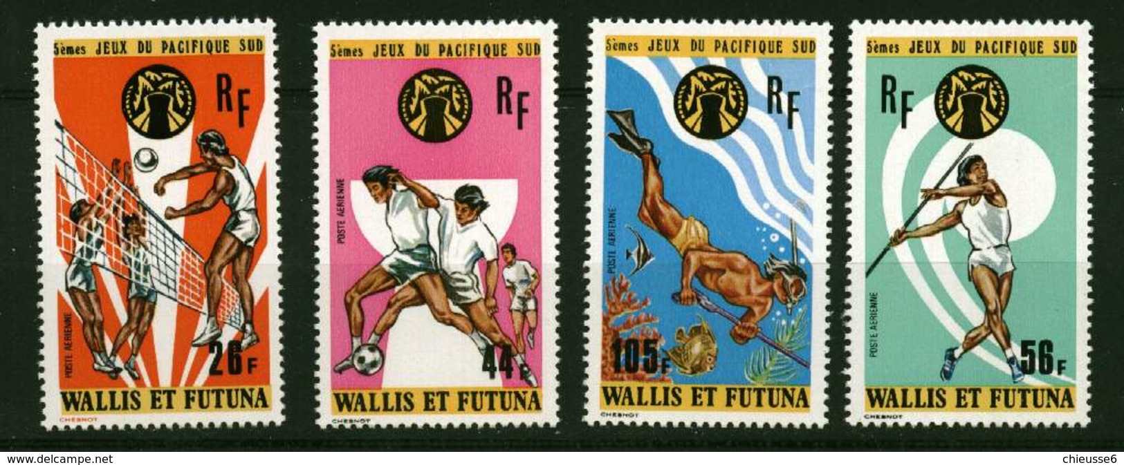 Wallis Et Futuna **  Pa 63 à 66 -  Jeux Du Pacific - Neufs