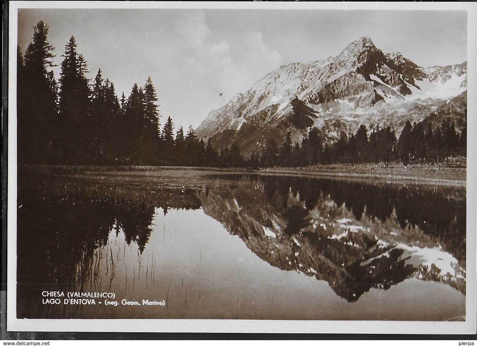 CHIESA VALMALENCO - LAGO D'ENTOVA - FOTOEDIZIONE DONADELLI - NUOVA - Alpinisme