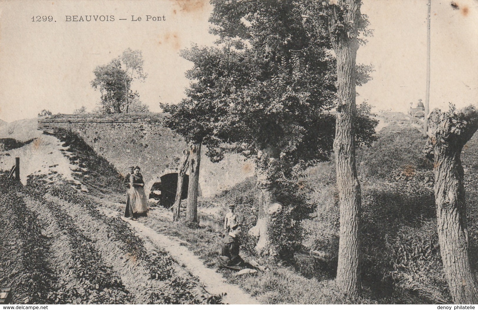 59/ Bauvois - Beauvois - Le Pont écrite En 1906 - Autres & Non Classés