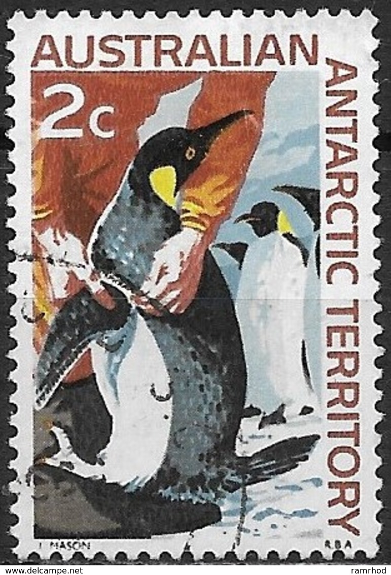 AUSTRALIAN ANTARCTIC TERRITORY 1966 Antarctic Scenery -2c - Emperor Penguins FU - Oblitérés