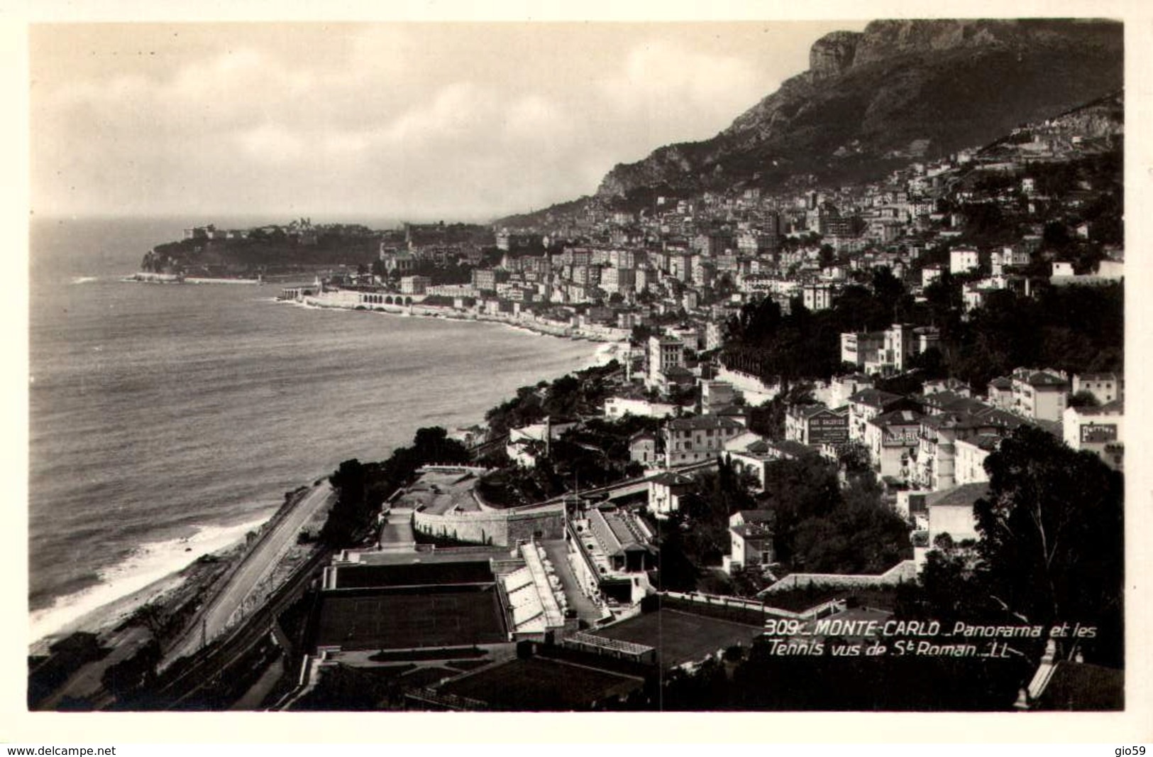 MONACO / 20 CARTES POSTALES PETIT FORMAT / MONACO /LOT  800/ 7