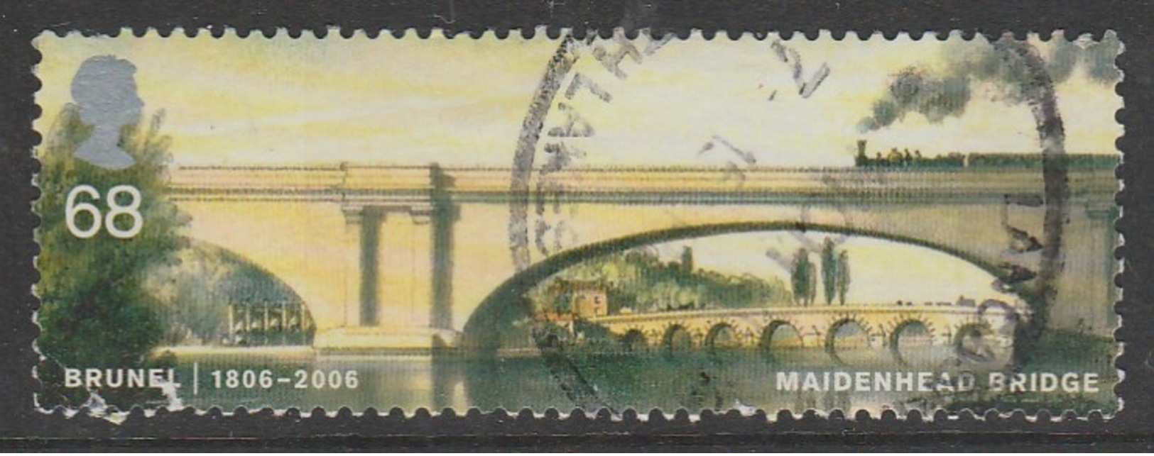 GB 2006 Birth Bicentenary Of Isambard Kingdom Brunel Engineer (1st Series) 68 P Multicoloured SG 2612 O Used - Oblitérés