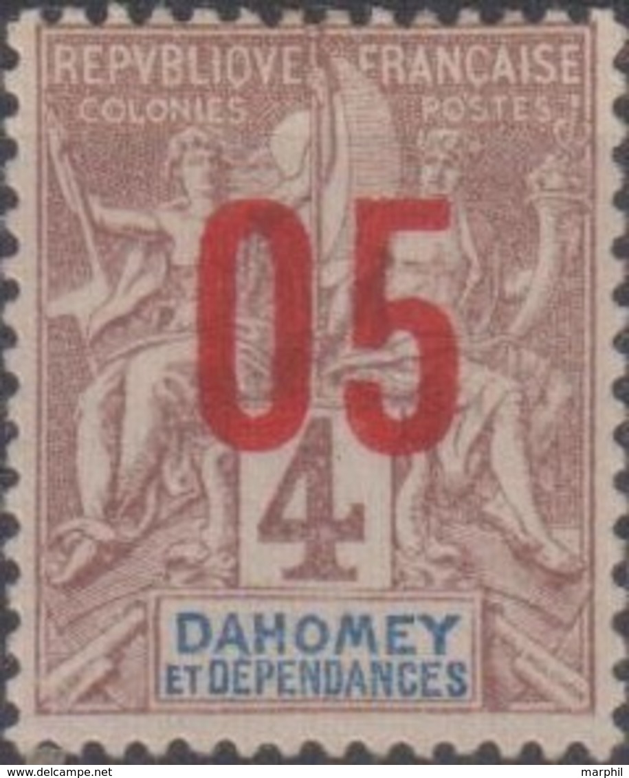 Dahomey 1912 05/4c MiN°34 MH/* - Benin – Dahomey (1960-...)
