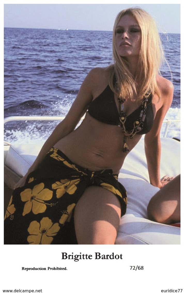 BRIGITTE BARDOT - Film Star Pin Up PHOTO POSTCARD - C2-170 Swiftsure Postcard - Artistas