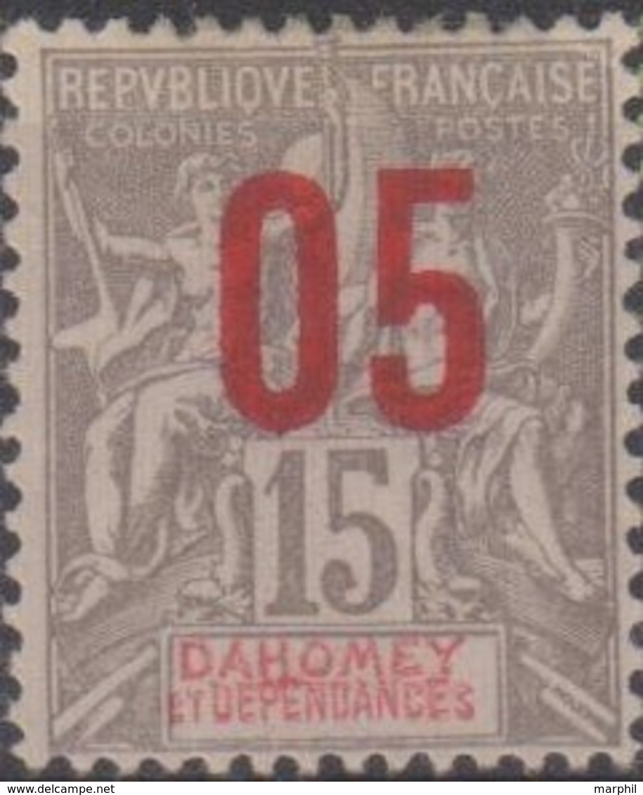 Dahomey 1912 05/15c MiN°35 MH/* - Benin – Dahomey (1960-...)