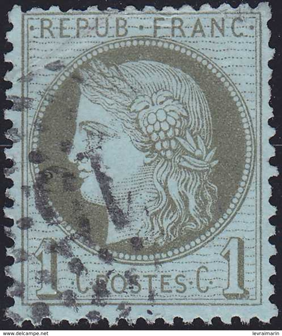 N°50 étoile 15, Belle Frappe, Les étoiles Chiffrés Sont Rares Sur Ce Timbre, TB - 1871-1875 Cérès