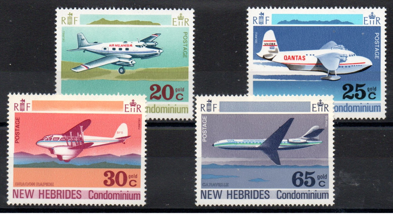 NOUVELLES HEBRIDES - YT N° 322 à 325 - Neufs ** - MNH -  Cote: 10,00 € - Neufs