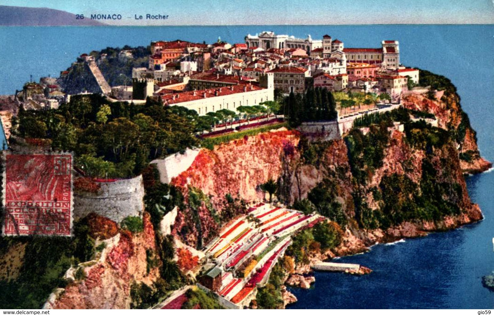 MONACO / 20 CARTES POSTALES PETIT FORMAT / MONACO /LOT  800/ 9