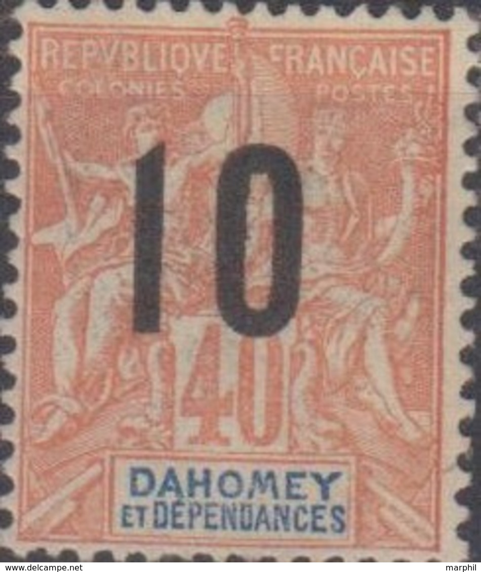 Dahomey 1912 10/40c MiN°39 MH/* - Benin – Dahomey (1960-...)